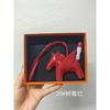 Ручная работа Кожаный Брелок-Подвеска Пегас Мини-Лошадка, Прошитая Вручную, С Кисточкой Декор для Сумки Машины