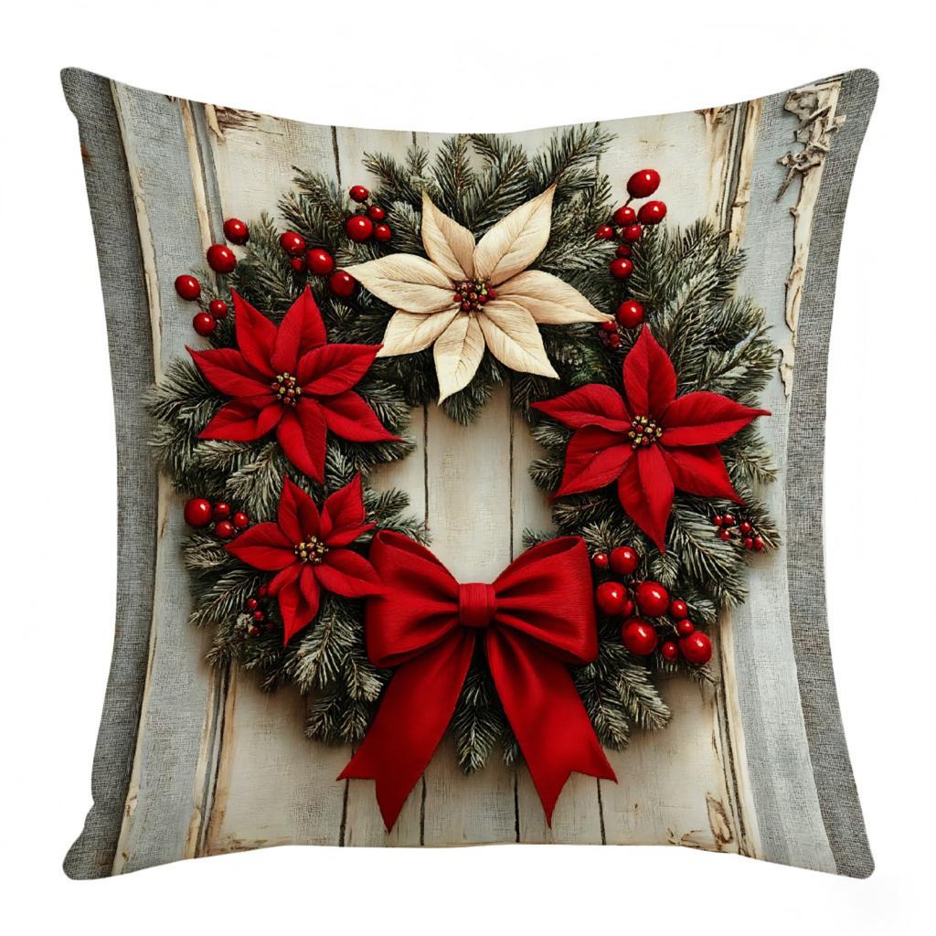 Christmas Pillow Cover Christmas Tree Plush Pillow Cover Pillow