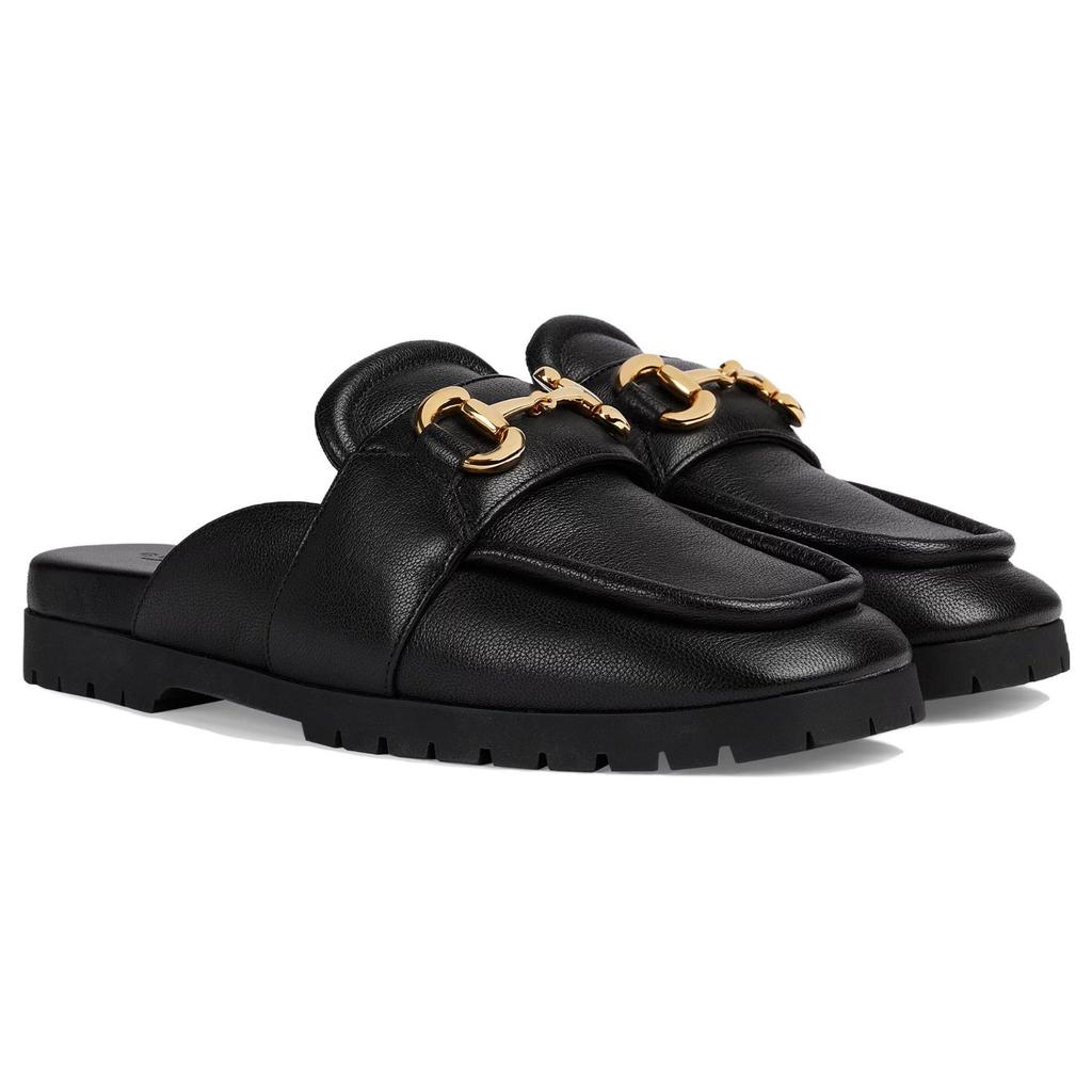 Gucci Женские мюли Horsebit 'Черные' Женские 771096 AACAI 1000