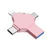 Совместимый высокоскоростной интерфейс USB 4-в-1 для Apple и Android (64 ГБ, 128 ГБ, 256 ГБ, 512 ГБ, 1 ТБ)