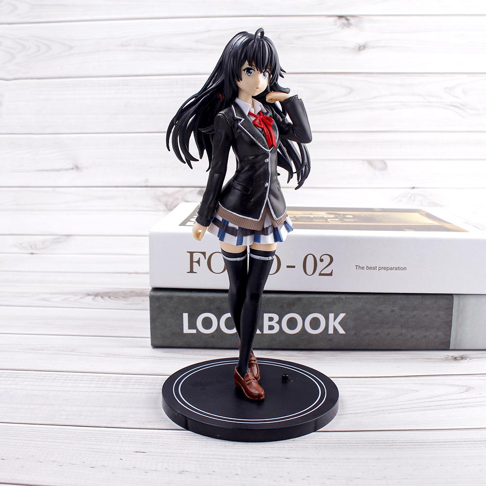 Yukinoshita Yukino Lovely Standing Anime My Teen Романтическая комедия Девушка Фигурка из ПВХ Модель Игрушка