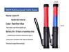 LED Safety Traffic Baton - Flashing Glow Stick for Night Patrol and Security