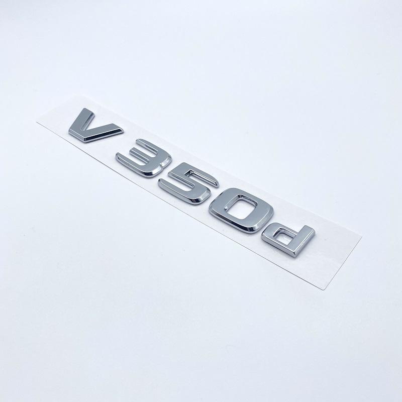 2017 буквы V250d V300d NIGHT EDITION ABS эмблема для Mercedes Benz V Class W447 автомобильный значок на крыле багажника заводская табличка с логотипом
