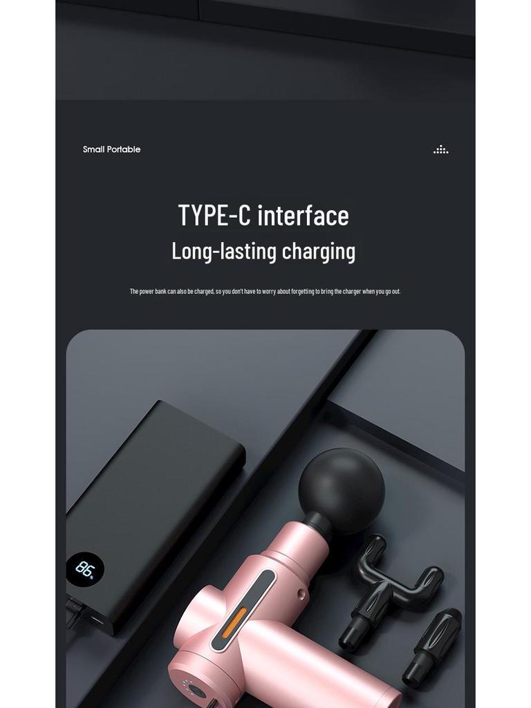 Women's Multifunctional Silicone Massage Gun for Muscle Relaxation