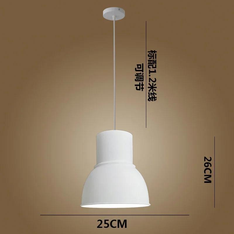 New Simple Modern Retro Industrial Style Restaurant Hall Coffee Bar Special Lampshade Hotel Personalized Single Head Chandeliers