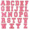 26Pieces Letter Embroidered Sew On Patches Embroidery Applique Patches Sew On Clothing Patches for Clothes Jackets