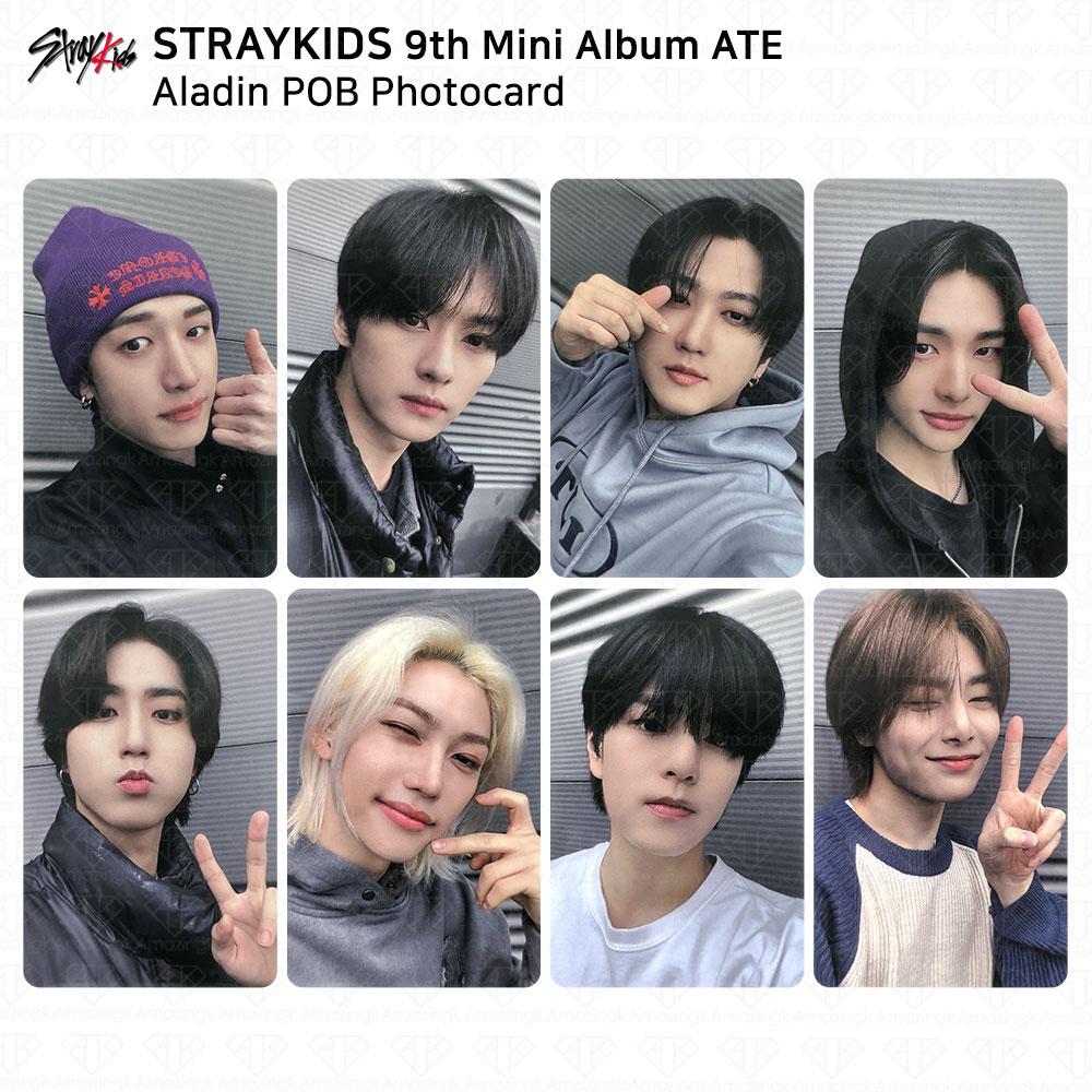 Stray Kids 9-й мини-альбом ATE POB Photocard AppleMusic Aladin Withmuu SKZ KPOP