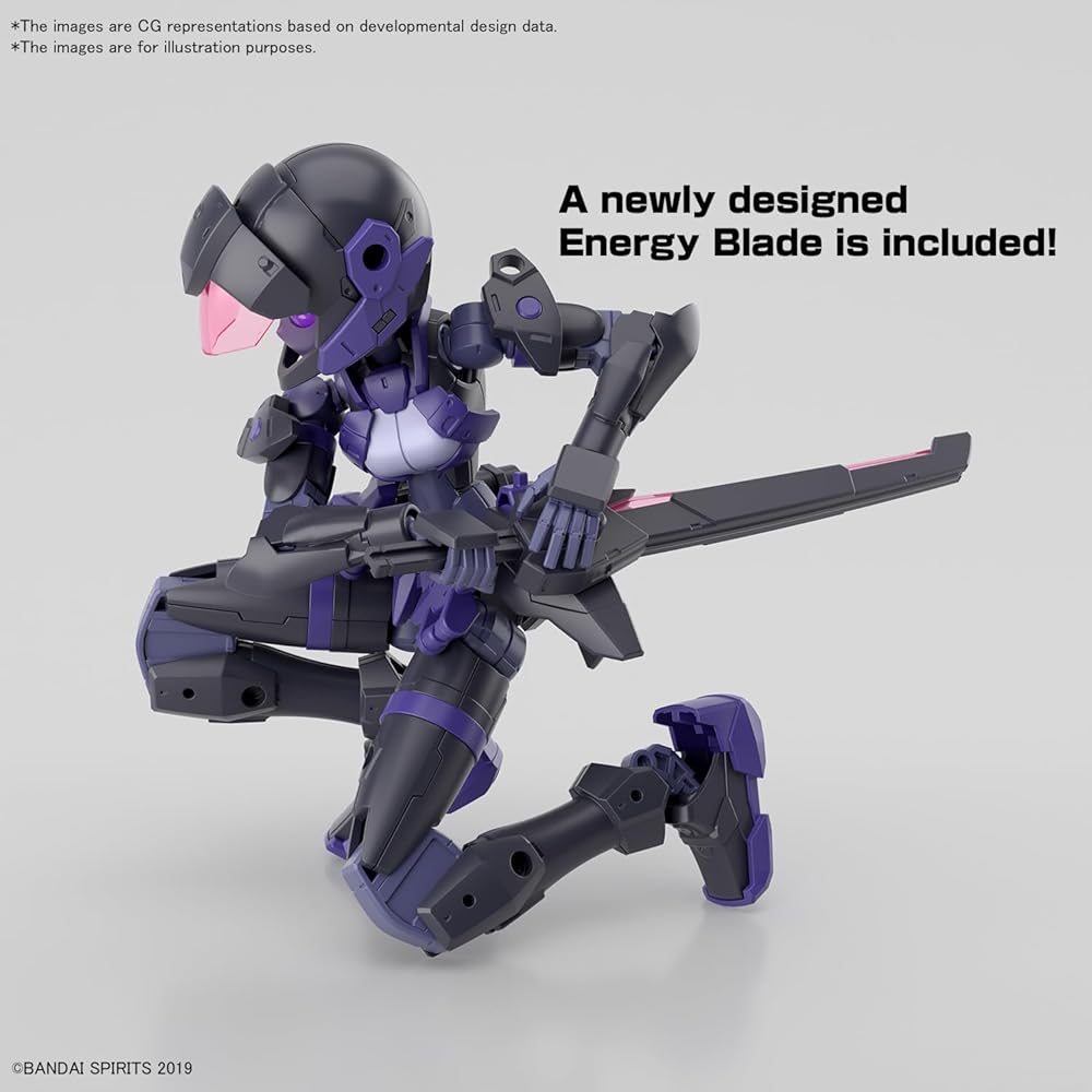 Bandai Spirits 30MM EXM-H15E Achervy Тип E Масштаб 1/144 Пластиковая модель-конструктор с цветовой кодировкой