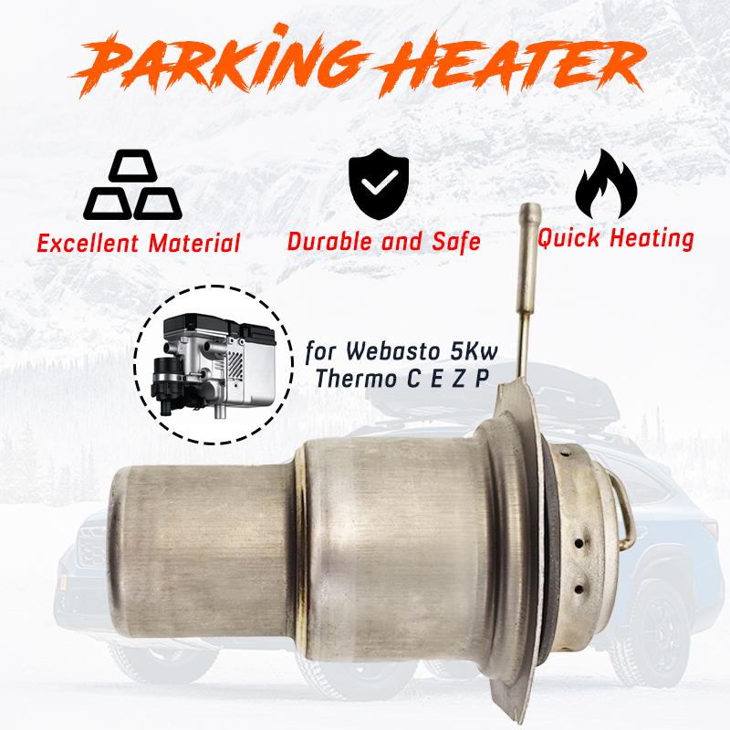 5 кВт дизельный стояночный обогреватель с воздушным охлаждением для Webasto Thermo Top CEZP с квадратным отверстием из нержавеющей стали, камера сгорания 1322849A 92995D 92335C
