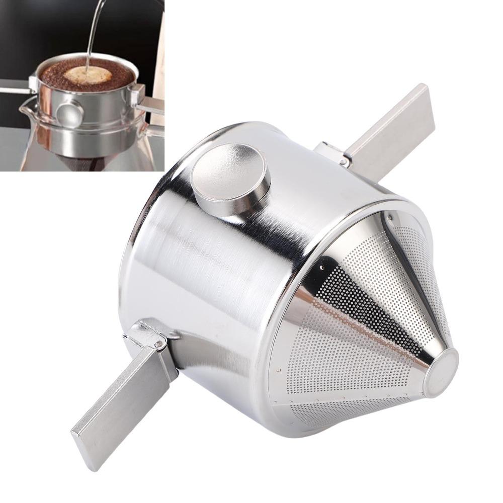 Collapsible Reusable Coffee Filter Portable Design Stainless Steel Coffee Filter For Camping