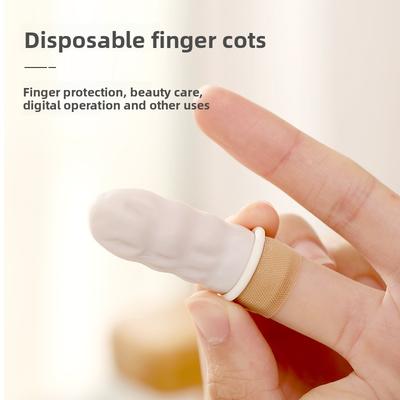 Многоразовые гибкие утолщенные резиновые напальчники, средство для удаления татуировок, водонепроницаемые и противоскользящие одноразовые накладки на кончики пальцев
