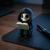 Cartoon Gothic Decoration Creative Reading Pose Ghost Statues  Bedroom Decor