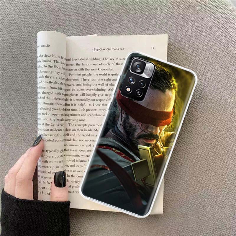 Mortal Kombat Phone Case For Xiaomi Redmi Note 11 12 14 13 Pro Plus 5G 14S 4G 12S 10 10S 11T Pro 11S 11E Coque Fundas TPU