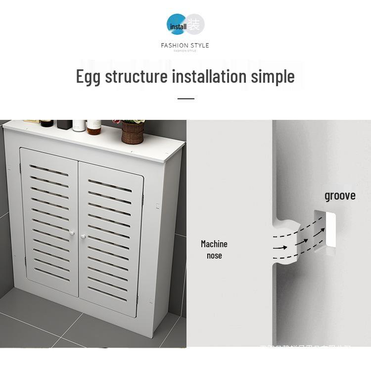 Водонепроницаемый кожух радиатора коллектора для ванной комнаты - Крышка шкафа с переключающим клапаном