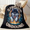 Wolf Moon Reflection Blanket,Suitable for sofas, offices, travel, living rooms, Gifts to relatives and friends, Blanket,Suitable for all seasons.