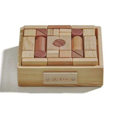 Forest Sound Block-Natural Block 66P Корейские детские игрушки
