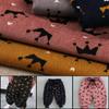 100*150cm Cute Crown Pattern Velvet Corduroy Fabric For Diy Dress Kid Clothing Curtain Bag Garments Sewing Patchwork Crafts