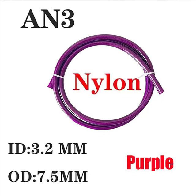 AN3 Steel Wire Weaving Motorcycle Brake Hose Explosion-proof High Temperature Resistant Reinforced Clutch Oil Pipe Universal 3.2