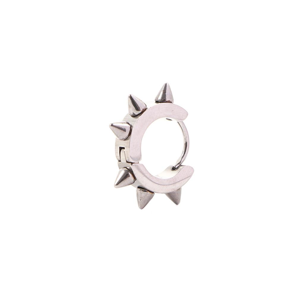 Punk Rivet Gothic Fashion Spike Stainless Steel Accessories Jewelry Hoop Earrings Stud Earring