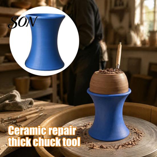 Ceramic Centering Chuck Pottery Trimming Thick Chuck, 3D Printed Clay Tool, Crafting Accessories Support Holder, DIY Making Shaping Pot Base