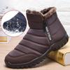 Fashion Winter Men Ankle Snow Boots Waterproof Non Slip Shoes for Men Casual Keep Warm Plush Plus Size Couple Footwear Chaussure Homme