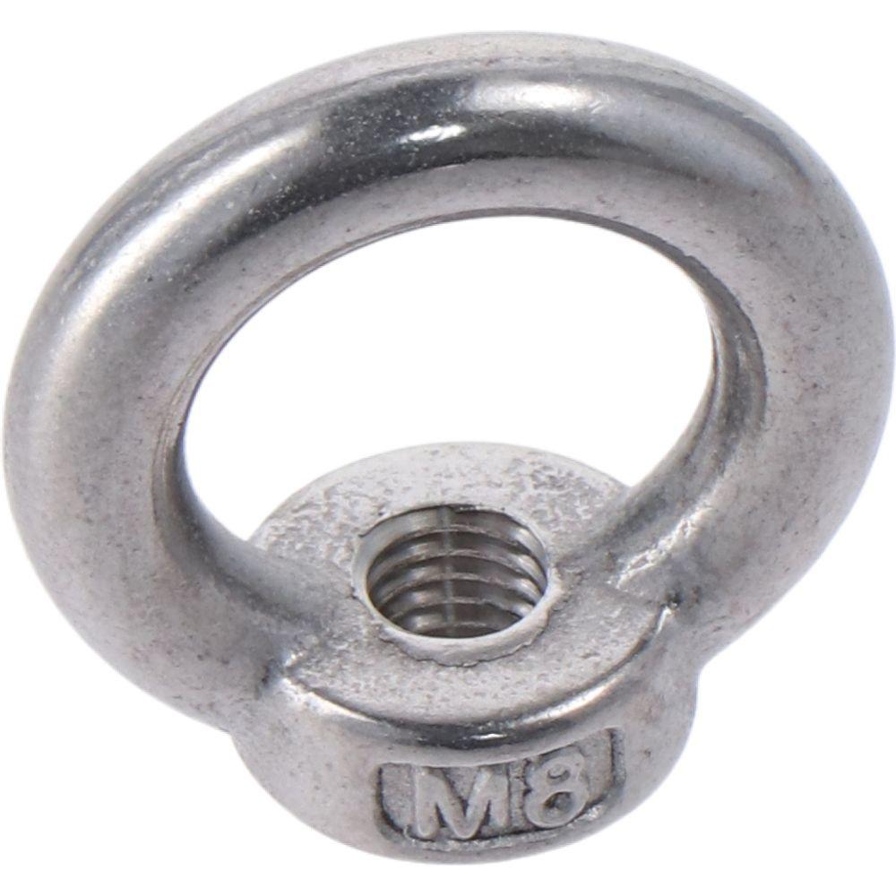 1/10pcs Ring Shape Threaded Nut Fastener M8(5/16") Eye Bolt Screw  Lifting Accessories