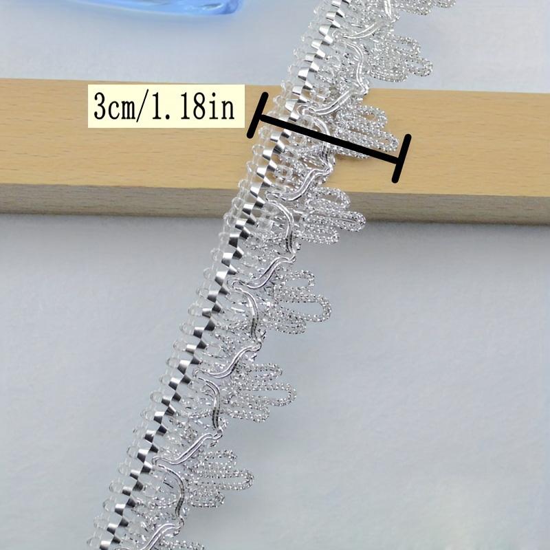 5 м/196,85 дюйма в каждой упаковке, золотые кружевные бейки, большие широкие ленты для шитья, занавески для одежды, шляпы, сумки, поделки своими руками, плетеные аксессуары, свадебные украшения