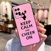 Чехол-чехол для чирлидинга с цитатой для Oppo A17 A77 A80 A40 A60 A98 A78 A18 A38 A58 A16 A76 A96 A74 A94 A54 A57S A15