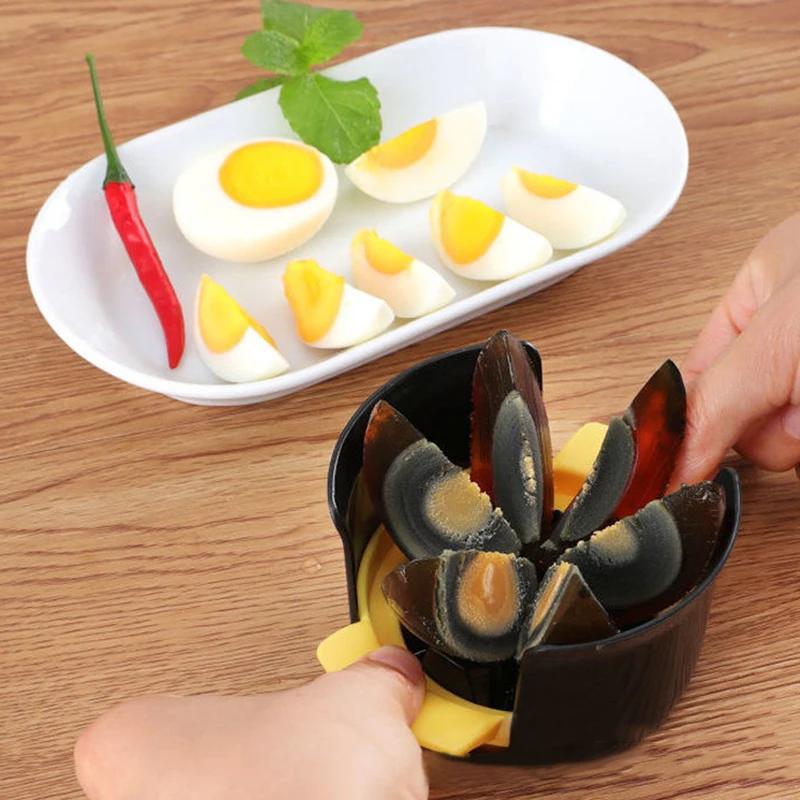 Stainless Steel Egg Slicer, Kitchen Small Tool, Three in One Multifunctional Egg Divider, Stainless Steel Egg Slicer