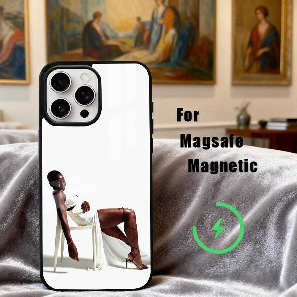 Brilliant D-Danai G-Gurira Actress Phone Case For iPhone17,16,15,14,13,12,11 Plus,For Magnetic Wireless Charge Cover