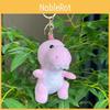 Fun And Adorable Dinosaur Plush Keychain Cute Cartoon Doll Perfect For Bags And Accessories
