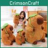 Creative Lotus Capybara Cute Animal Plush With Pp Cotton For Gift Teens For