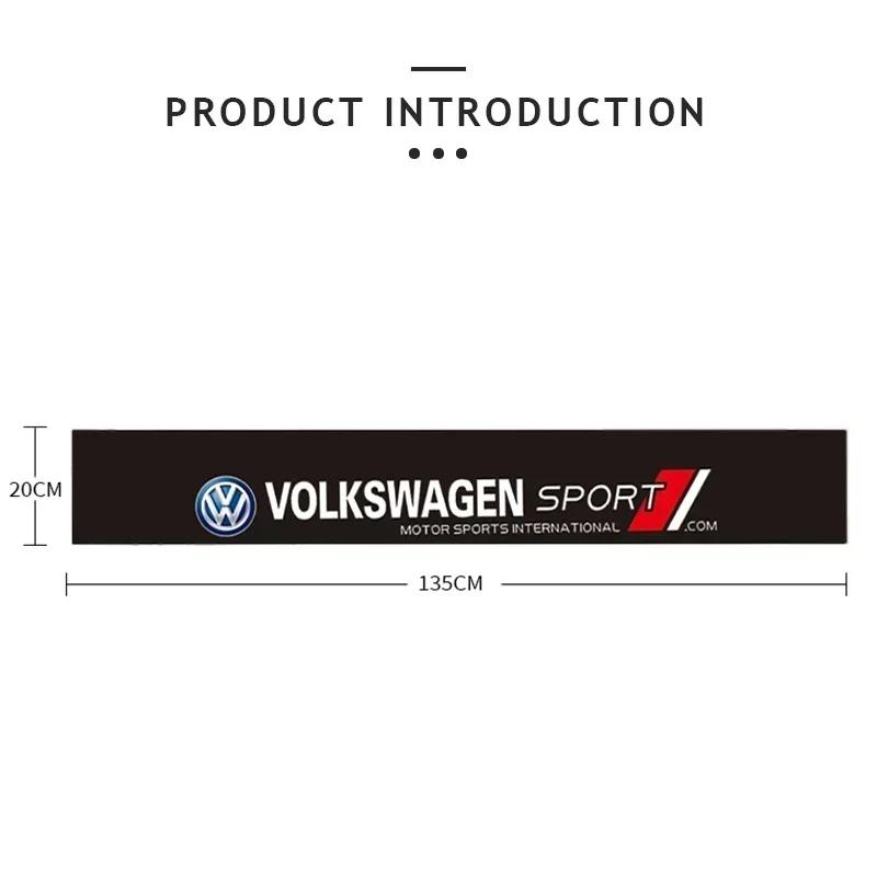 Car Front Rear Windshield Decal Sticker Decoration Accessories tool For Volkswagen VW Scirocco Golf Amarok T5 Phaeton TeramontJD3