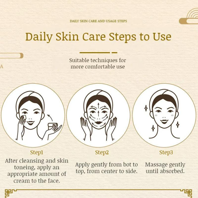 Astragalus Moisturizing Cream Improves Rough Skin  Repairing Moisturizing Nourishing Brightening Skin Facial Cream Anti-Aging Face Skin Care