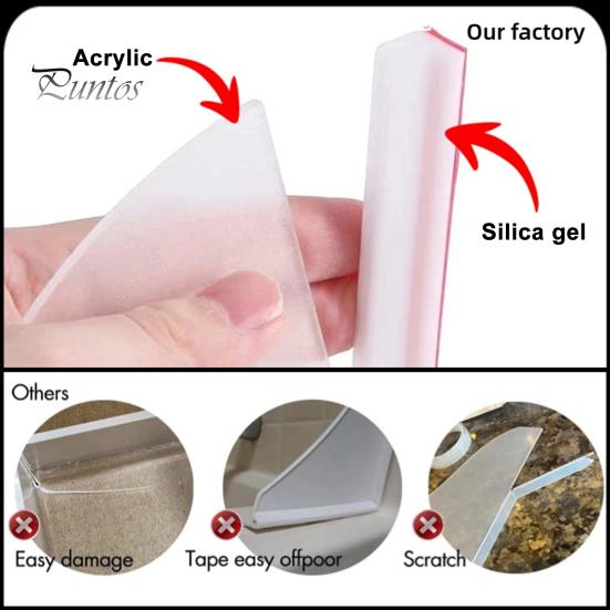 1/2 шт. Защита от брызг для душа с нескользящей силиконовой основой, водонепроницаемая самоклеящаяся, для ванной комнаты, раковины, ванны, угловая акриловая защита от воды для душа