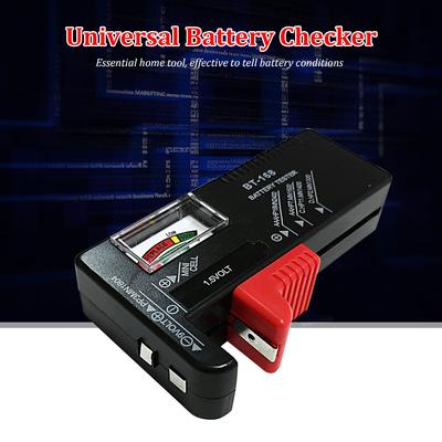 Тестер батареек Универсальный тестер батареек Монитор для AA AAA C D 9V 1.5V Батареек-таблеток Маленький бытовой