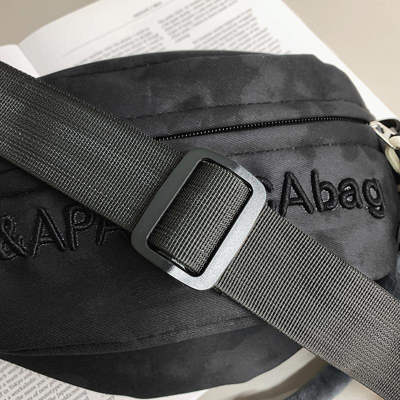 Нагрудная сумка женская большая вместительная спортивная поясная сумка с вышитыми буквами мужская многофункциональная сумка для верховой езды