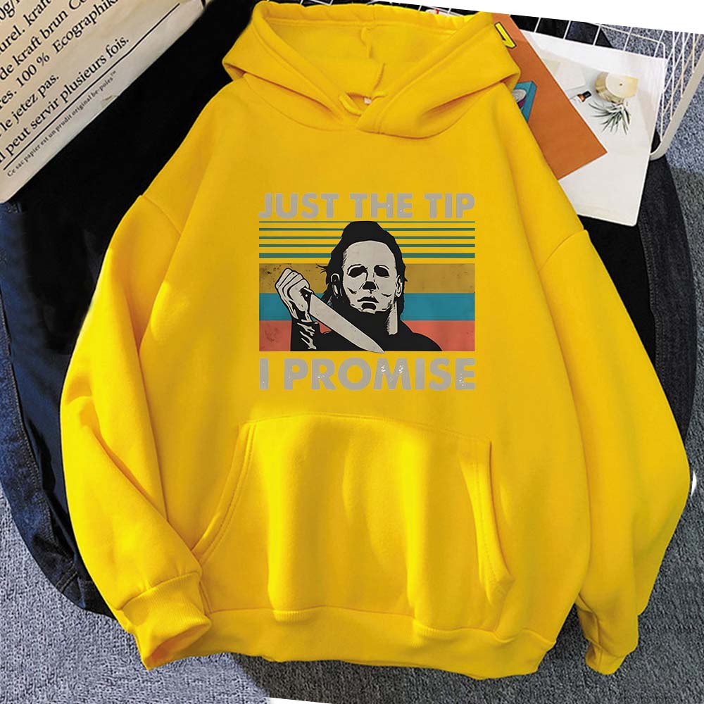 Michael Myers Halloween Horror ClassicMovie Hoodie Oversize for Autumn Winter Retro Sweatshirtfunko Pop Clothing