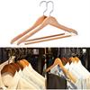Качественные деревянные вешалки, органайзер для одежды в гардеробе с деревянной перекладиной для костюмов, платьев, пиджаков, нескользящая вешалка для брюк для хранения в шкафу