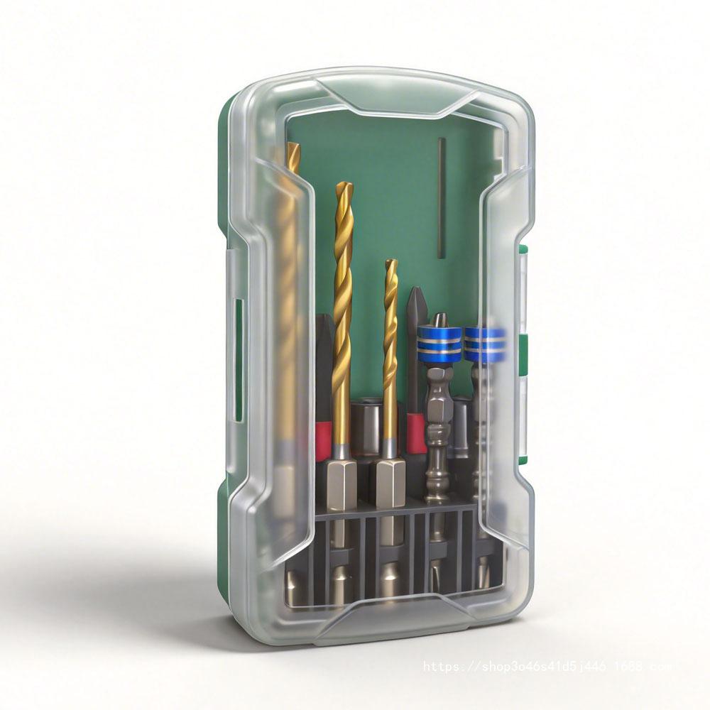 10-Piece Magnetic Hex Shank Screwdriver & Drill Bit Set