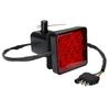 Jingfei Красный 15LED 2" Крышка приемника сцепного устройства для прицепа, грузовика, стоп-сигнал с штифтом