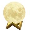 3D Moon Lamp: Bluetooth Night Light with Remote Control for Creative Atmosphere and Bedside Lighting