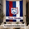 Custom Text Tapestry Ipswich Town Print Wall Tapestry Indoor Living Room Wall Decor