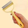 Dog Comb Stainless Steel Dog Brush Double-sided Combs for Cat Hair Knot Opening Pet Hair Remover Pet Grooming Knife Dogs Brush