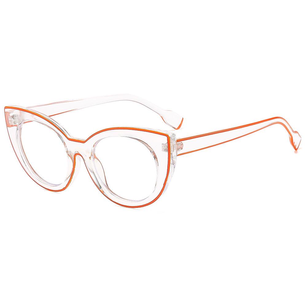 Модный дизайнер Анти-синий свет Женские очки для чтения Очки по рецепту Оптические очки Очки с одним фокусом для пресбиопии+3.5