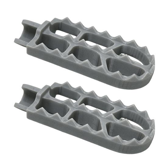 Anti Slip Foot Pegs for Dirt Bike Motorcycle, PLA Offroad Footrest, Universal Wide Lattice Grip for Trail Riding