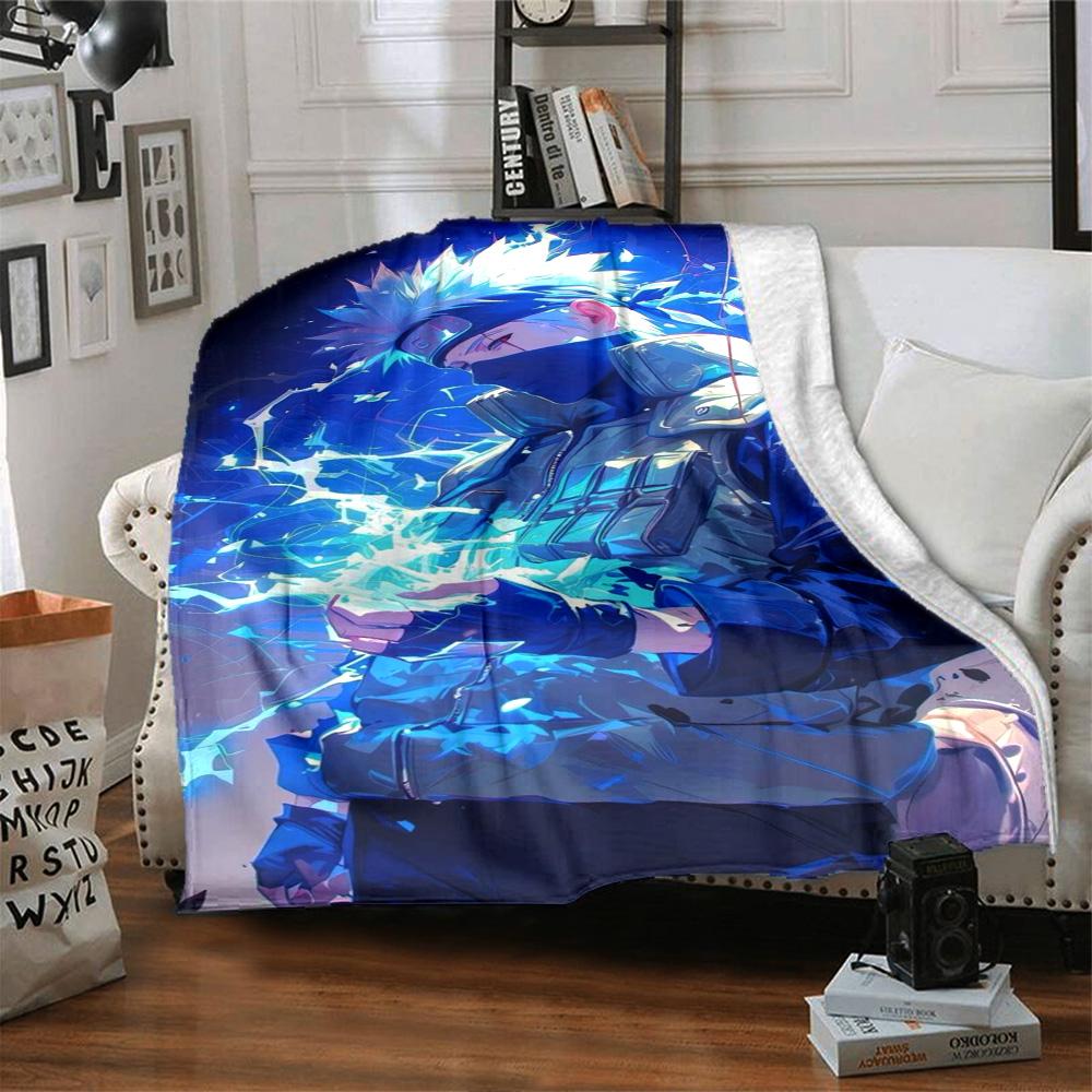 Naruto Blanket Durable Comfort Perfect for Chair Livingroom Bed All-Season Use Modern Perfect Gift for Relatives and Friends