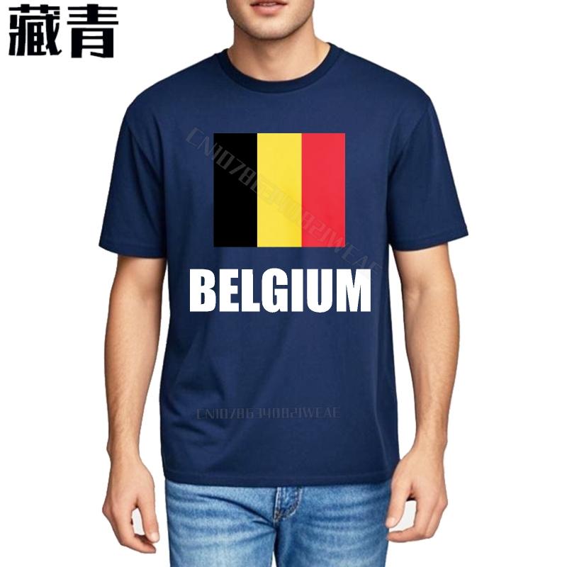 Funny tshirt Short sleeve Vintage Tshirt Belgium Flag Printed On Shirt Fashion Plus Size Tshirt Stylish Fashion Tshirt Brand