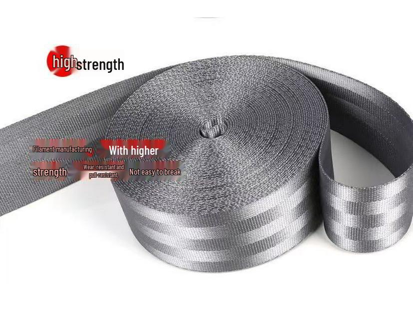 High-Strength Gray Polyester Car Hoisting Sling with Stacking Door