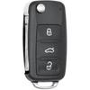 Key Fob Replacement for 2011-2016 VW Tiguan Golf CC Eos GTI Jetta Touareg/12-16 Passat Beetle Car Keyless Entry Remote Control, NBG010180T, 4 Buttons